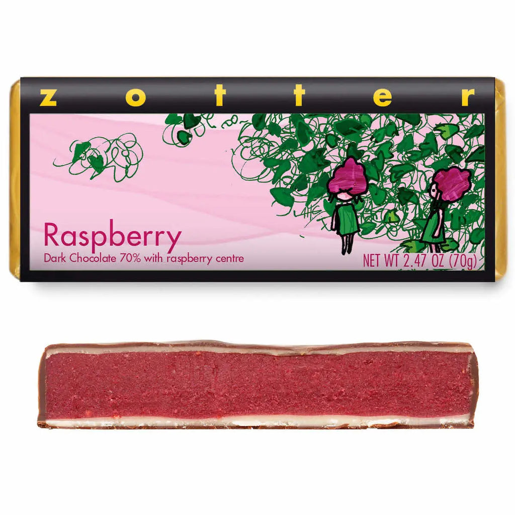 Raspberry (Hand-Scooped Chocolate) against a white background
