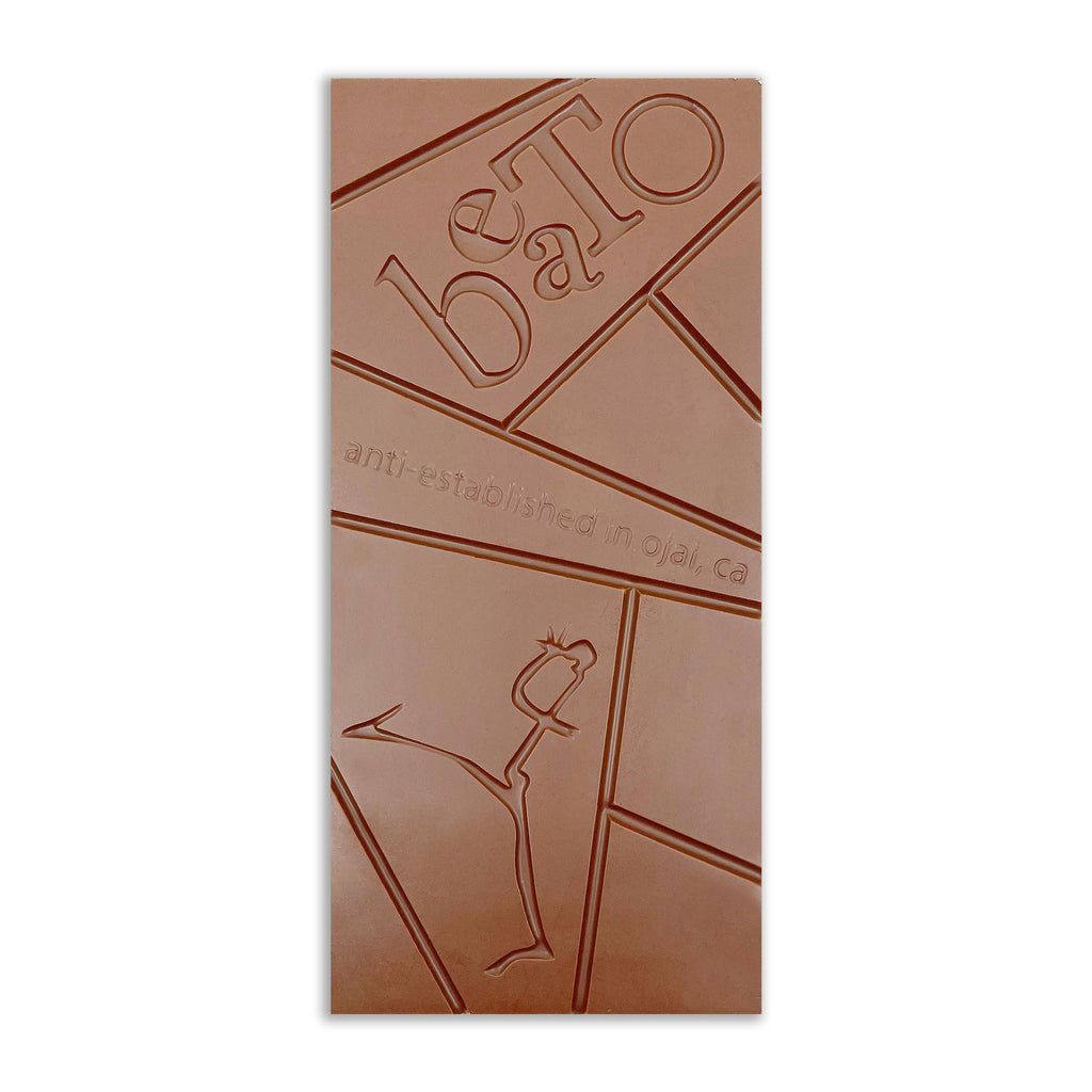 Beato "The Pussy Between Us" 38% Milk Chocolate Bar Detail