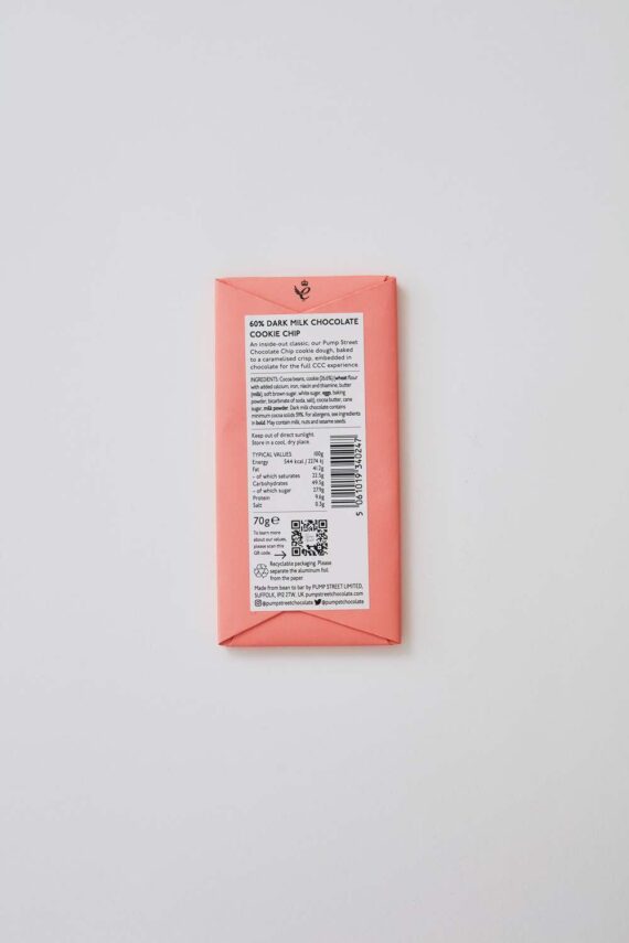 Cookie Chip 60% nutrition facts and ingredients