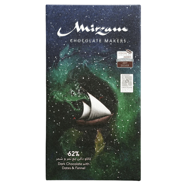 62% Dark Chocolate with Dates & Fennel – The Chocolate Dispensary