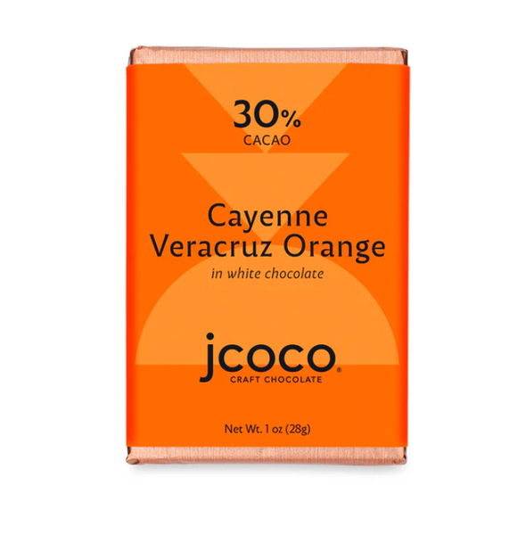 Cayenne Veracruz Orange Mini 30% white – The Chocolate Dispensary