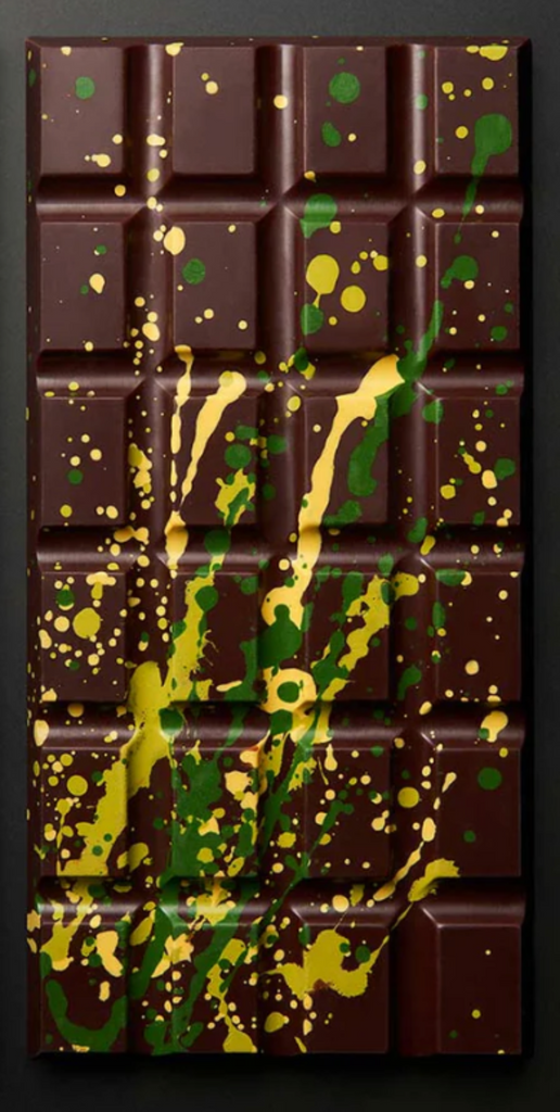 Unwrapped Fresh Ginger on a black table