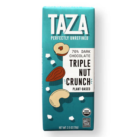 Triple Nut Crunch Bar 70% Dark – The Chocolate Dispensary