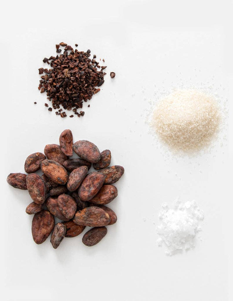 Various ingredients on a white table