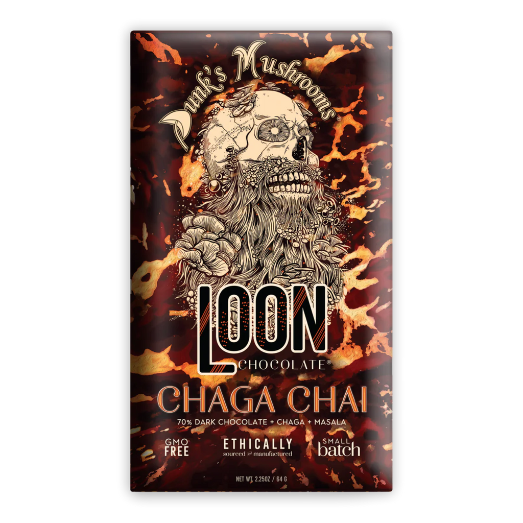 70% Chaga Chai bar from Loon Chocolate